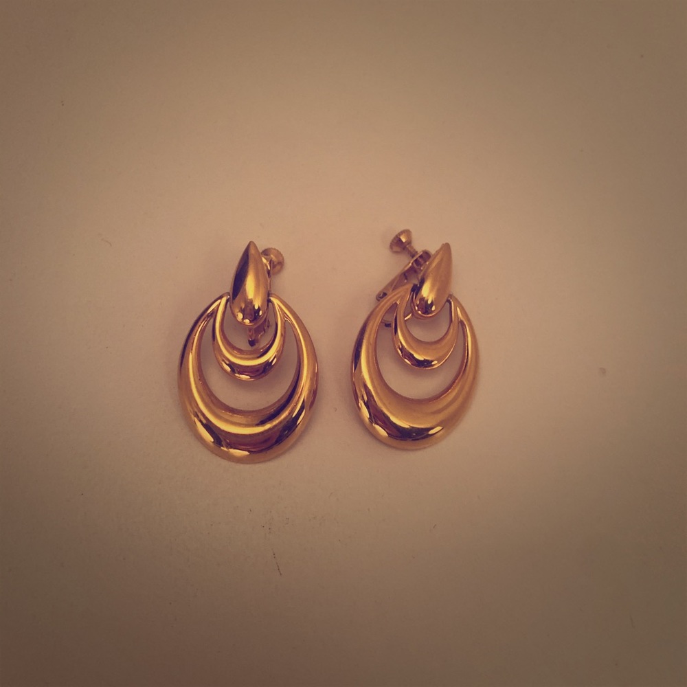 Vintage Jewelry | Napier Vintage Clip earrings
